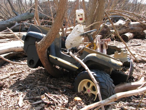 abandoned atv w/figure, 3/09