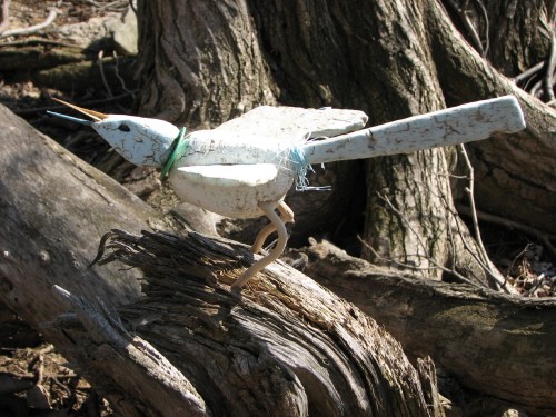 Styrobird with real beak Styrobird with real beak