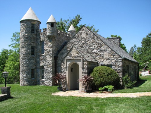 Yew Dell's stone castle, 5/09