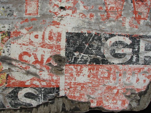 sign fragment detail