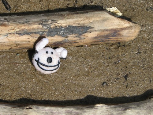 Found cartoon dog face, 6/09