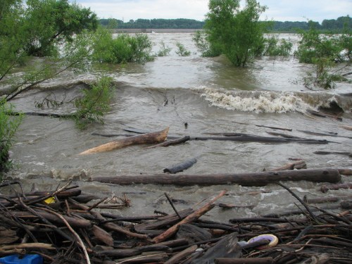 Falls looking south, 6/09 Falls looking south, 6/09
