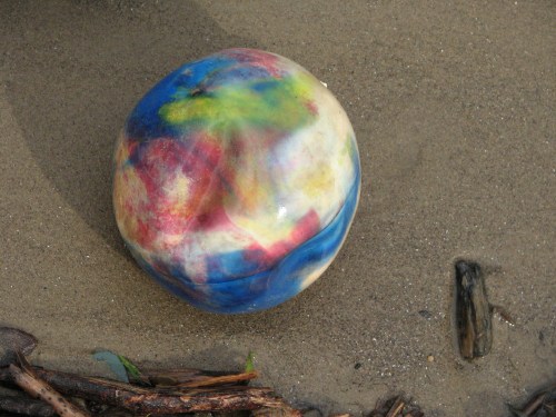 plastic ball, 6/09