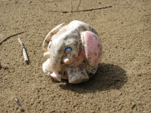 pink elephant toy, 5/09