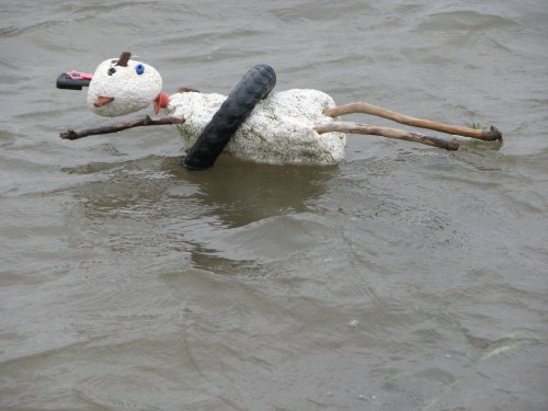 Figure floating away, 7/09