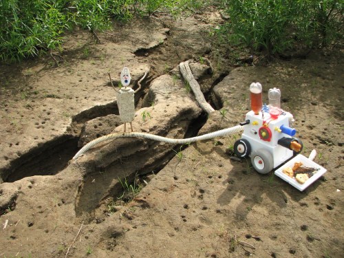 s.s.machine with landfill, 7/09