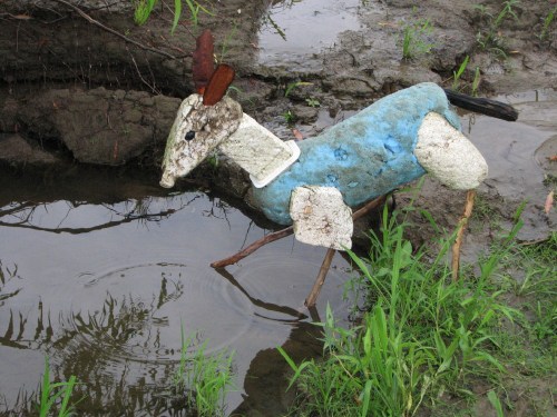 Rain Deer at Waterhole, 7/09