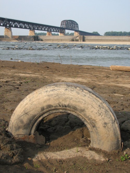 half moon with bridge, 7/09