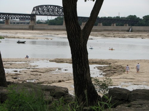 Activity on the fossil rocks, 7/09