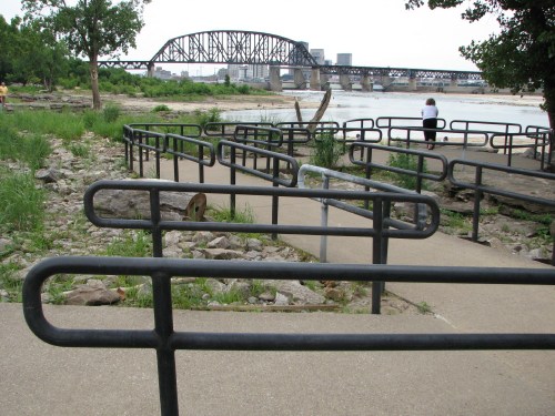 The Falls looking east, 7/09