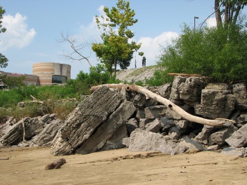 View with Interpretive Center, 8/09