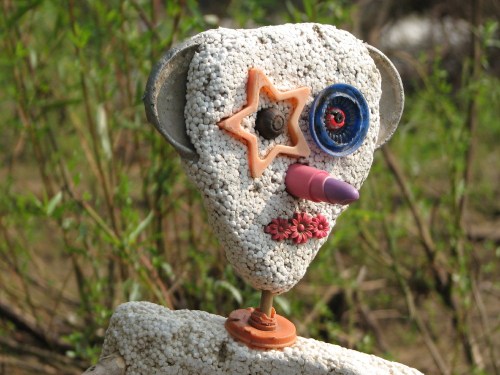 Head of Starry-eyed figure, 8/09