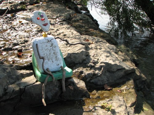 Figure on Green Seat, 8/09