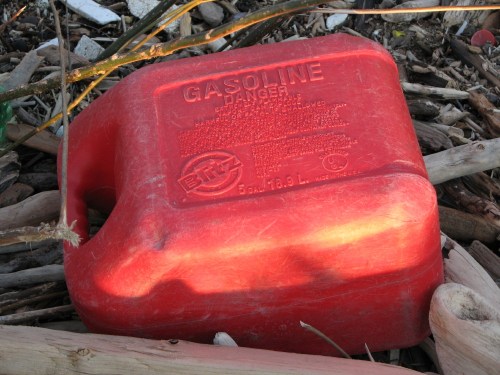 gasoline container