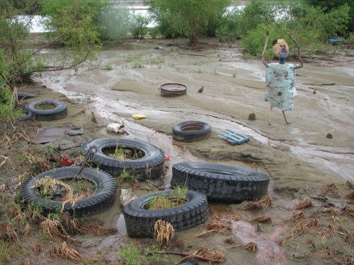 Mr. Blue FuManchu with Tires, 8/09