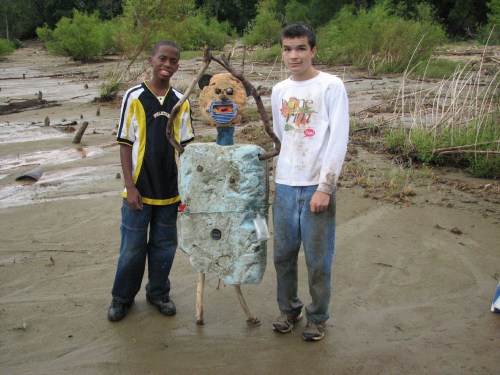 Delante, Bearded Man, and Mikey, 8/09