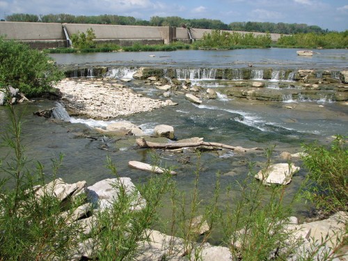 The "Falls" at the Falls of the Ohio, 8/09 The "Falls" at the Falls of the Ohio, 8/09