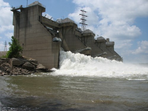 Lower Tainter Gates, 8/09