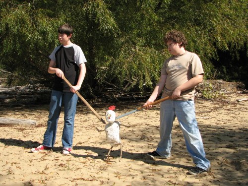 Michael, Dancing Man, and Holden, 10/09
