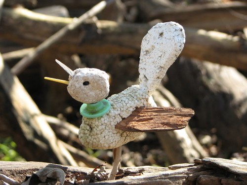 Styro-wood Wren singing, 11/09