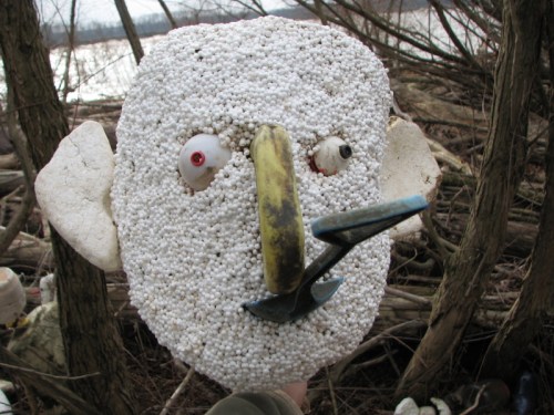 Holding Big Noses Head, 1/2010