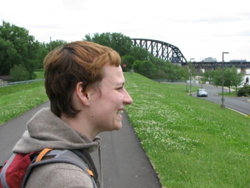 Julia Oldham at the Falls of the Ohio, 5/2010