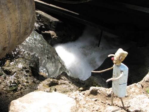 The Adventurer and waterfall, 9/2010
