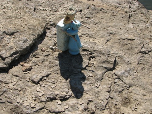 The Adventurer embracing the dog, 10/2010