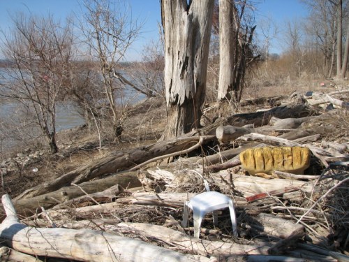 river view at the Falls of the Ohio, 2/2011