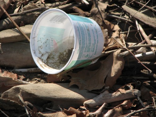 container with melt water, 2/2011