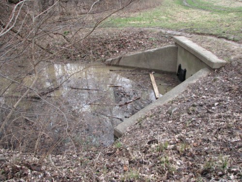 Clarksville storm sewer, 3/2011