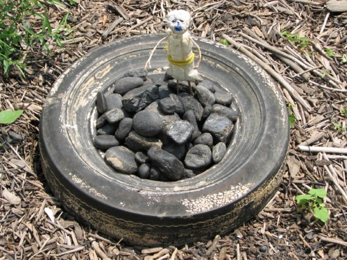 Little man with second coal tire, 7/2011