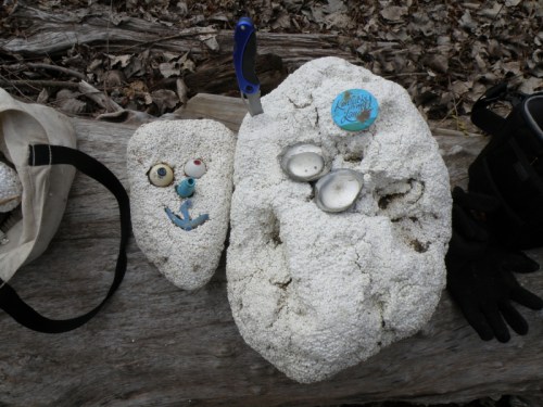 Styro-figure in process, Jan. 2013