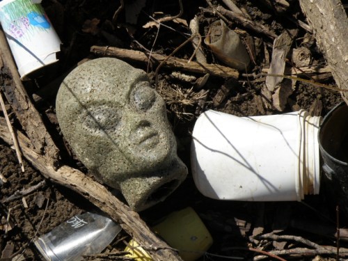 alien effigy artifact, March, 2013