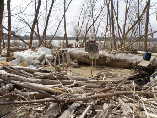 F.B.1 at my studio, April 2013