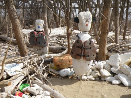 The Flood Brothers at my outdoor studio, April 2013
