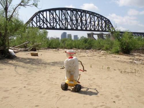 The Off Road Triker departs, May 2013