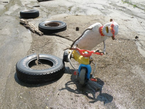 The Triker nearly falls off, May 2013