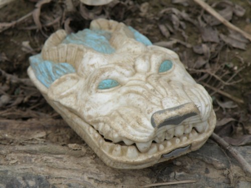 plastic animal lidded box, April 2013