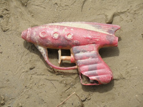ray gun-style water pistol, May 2013