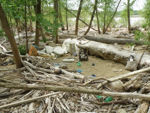 My outdoor studio at the Falls, May 2013