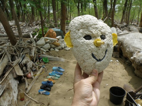 Head of a new figure in my hands, May 2013