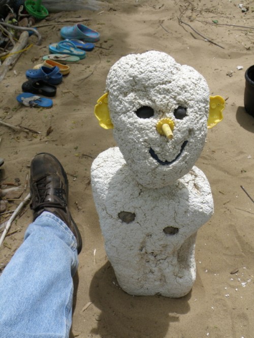 In process Styro-figure, May 2013