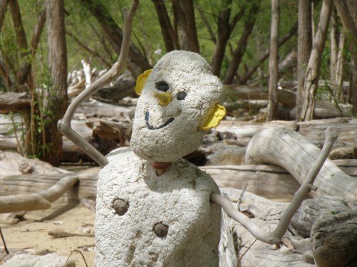 Styrofigure in early May, 2013