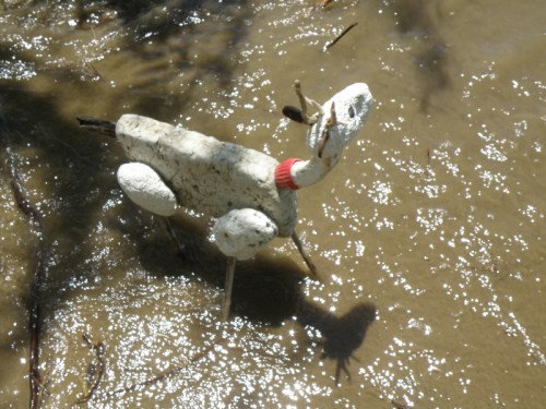 Styrobuck in the water, may 2013