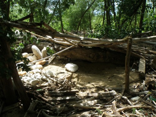 Improved outdoor studio space, June 2013
