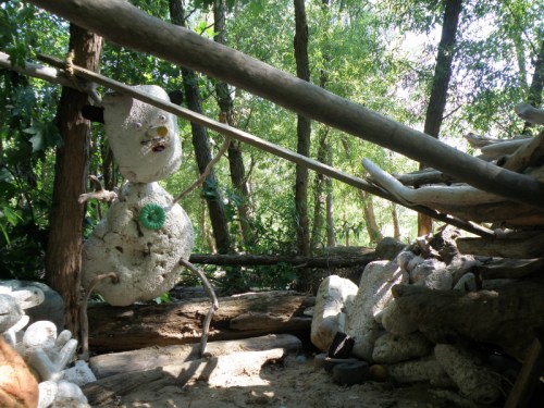 Big Figure with pencil thin mustache, Falls, June 2013