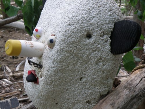 Portrait of the Figure with the Big Head and Pencil-thin Mustache, Falls, June 2013