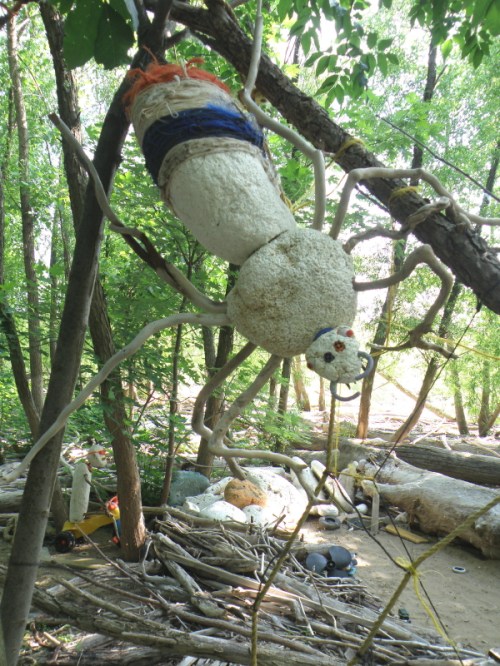 Giant spider, May 2013