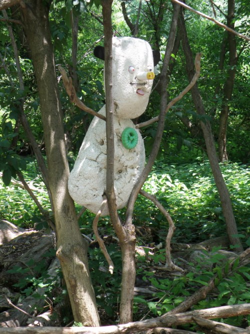 Figure in a tree, July 2013